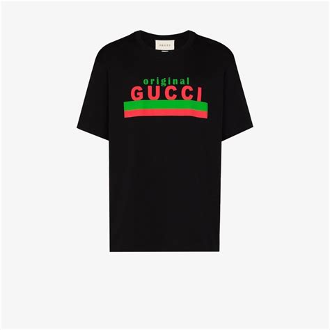 gucci t shirt cotton|t shirt gucci original.